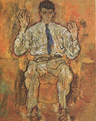 Portrait of the Painter Paris von Gutersloh (mk12), Egon Schiele